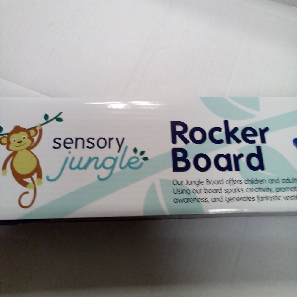 Sensory Jungle Rocker Board Occupational Physical Therapy Balance Kids Adults - Picture 14 of 15
